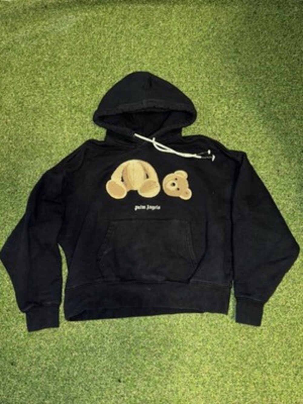 palm angels teddy Bear Hoodie Size m